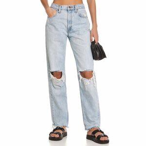 ALIGRACE x VINTAGE LEVI'S 550 Orange Tab Custom Relaxed Fit Tapered Leg Jeans